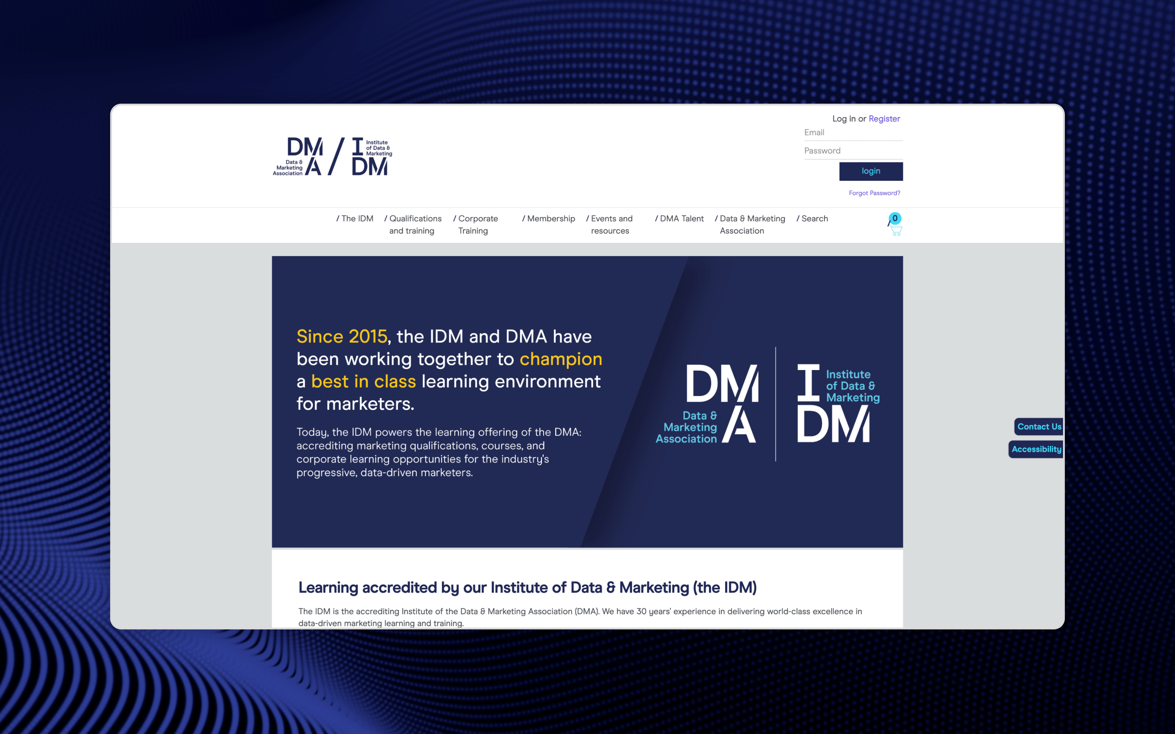 DMA Website Banner