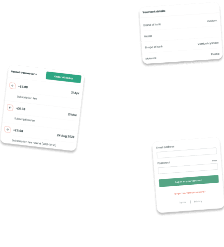 Boiler Juice app components
