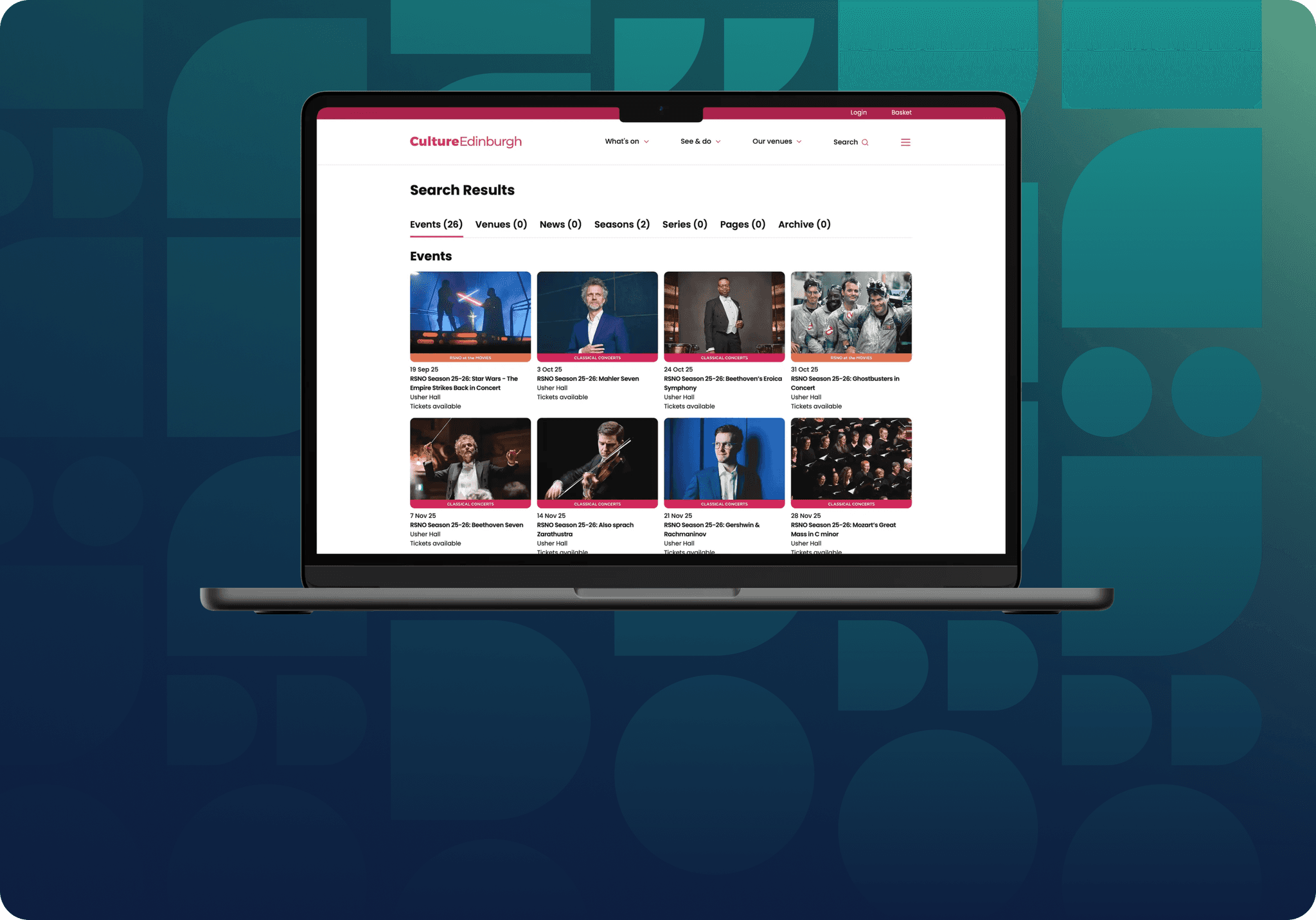 Arch website developers websites banner tablet