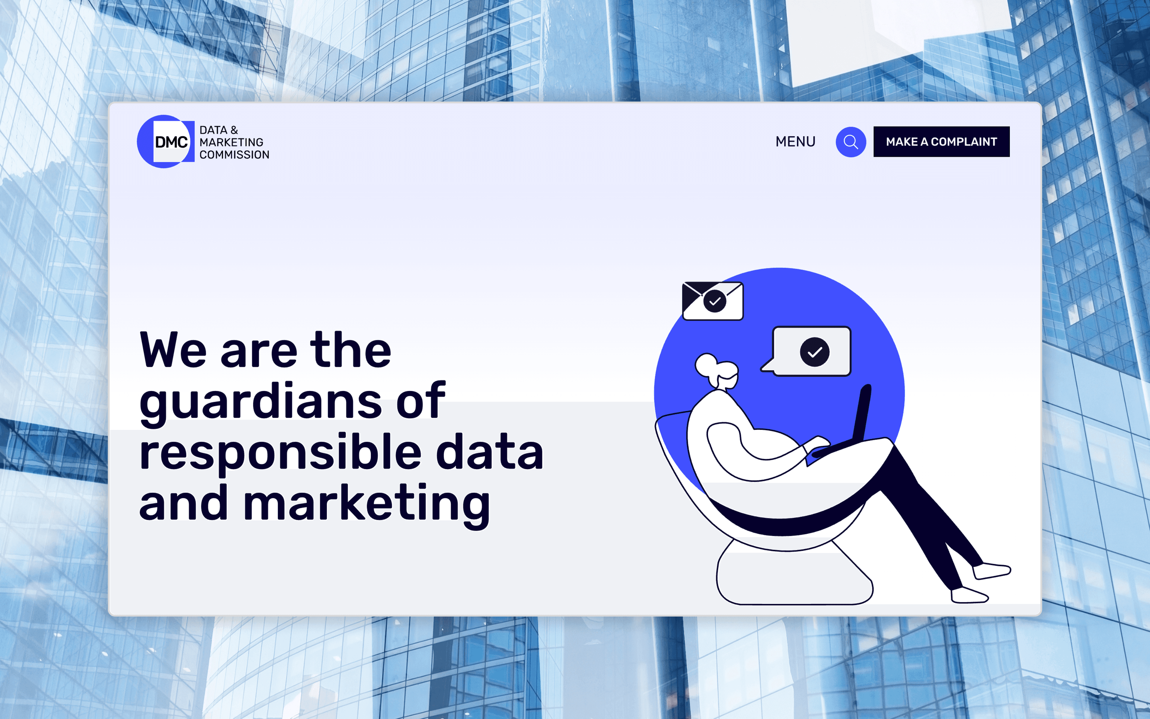 DM Commission Website Case Study Hero Banner