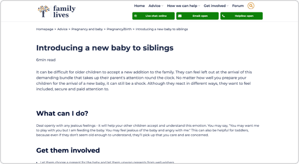 Family lives desktop 4