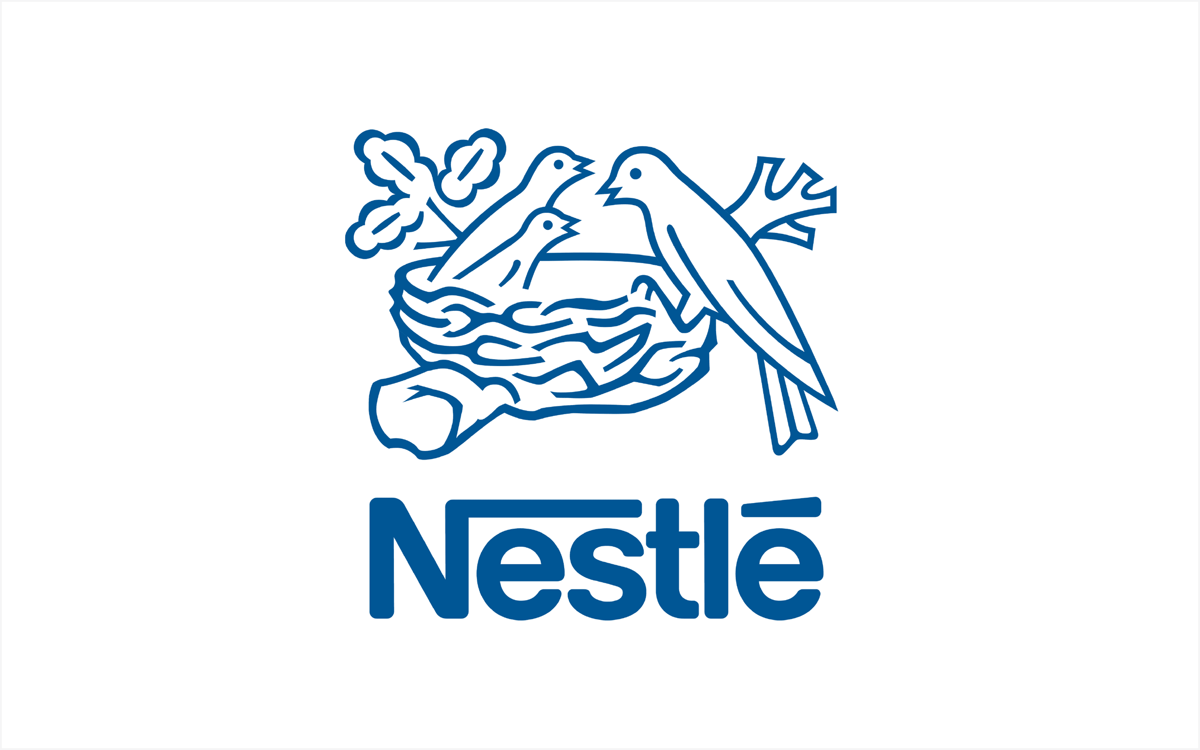 Nestle Logo on white background