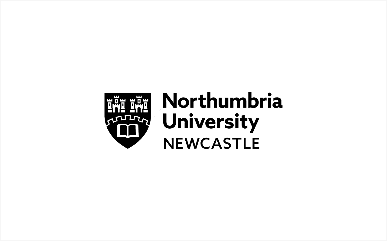 Northumbria University logo on white background