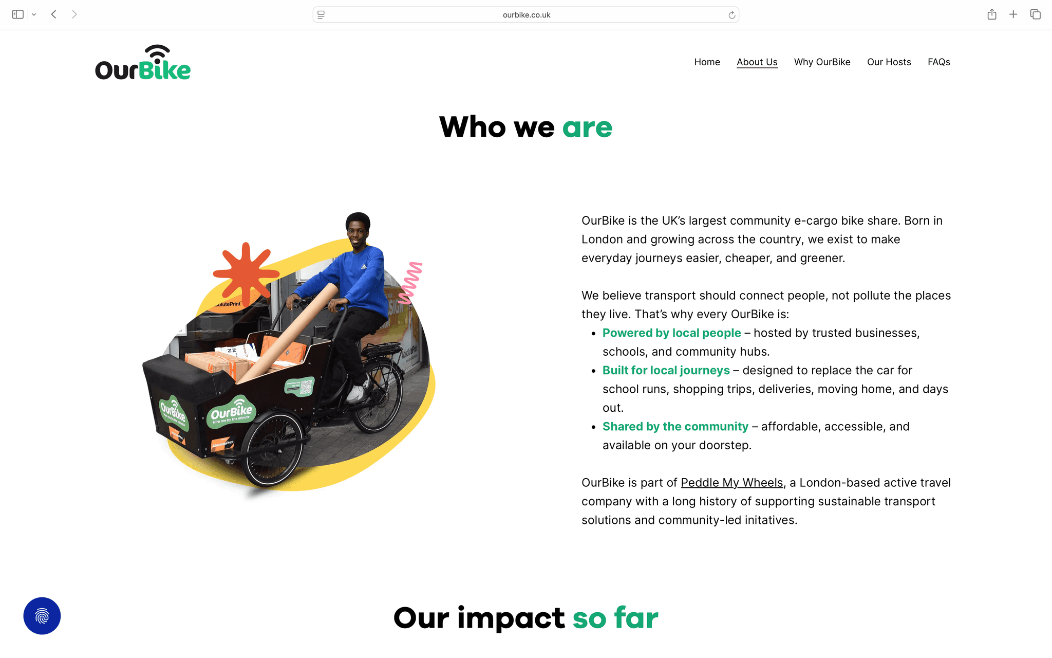 Our bike website who we are