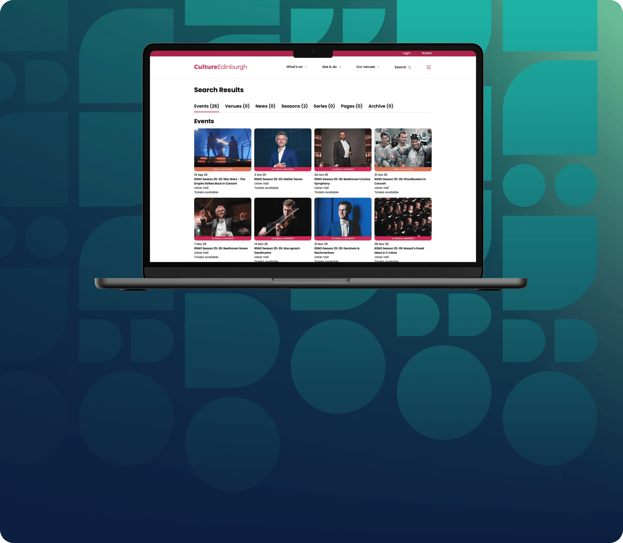 Arch website developers websites tablet banner