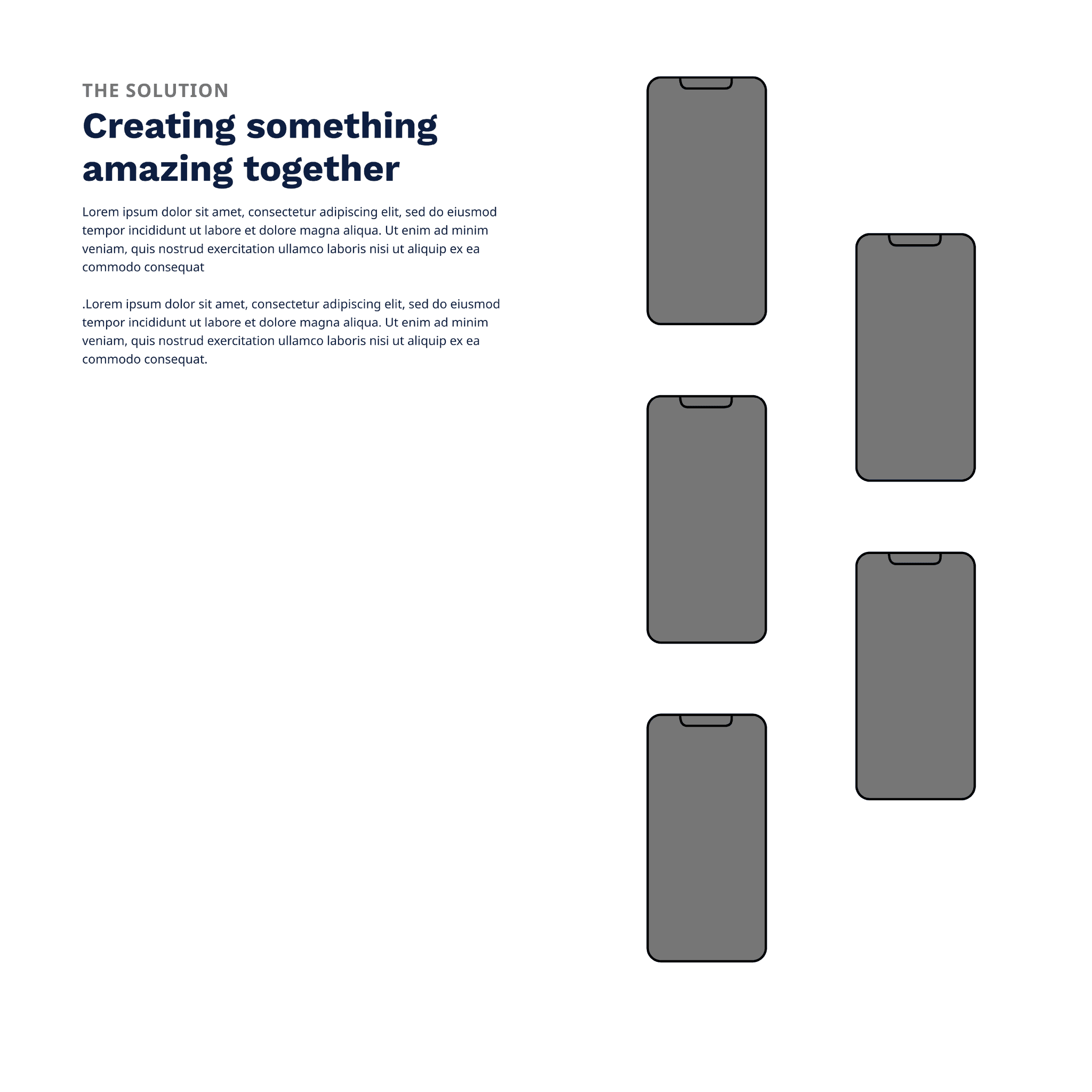 Example of wireframes