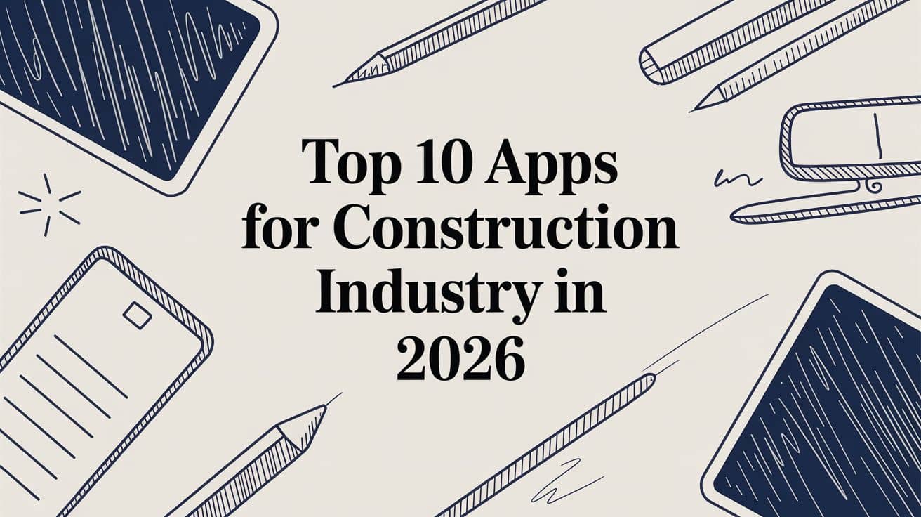 Top 10 apps for construction industry in 2026
