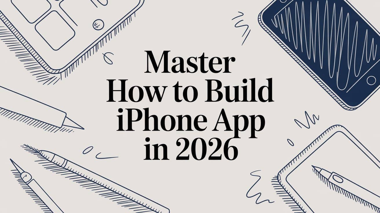 Master how to build iphone app in 2026