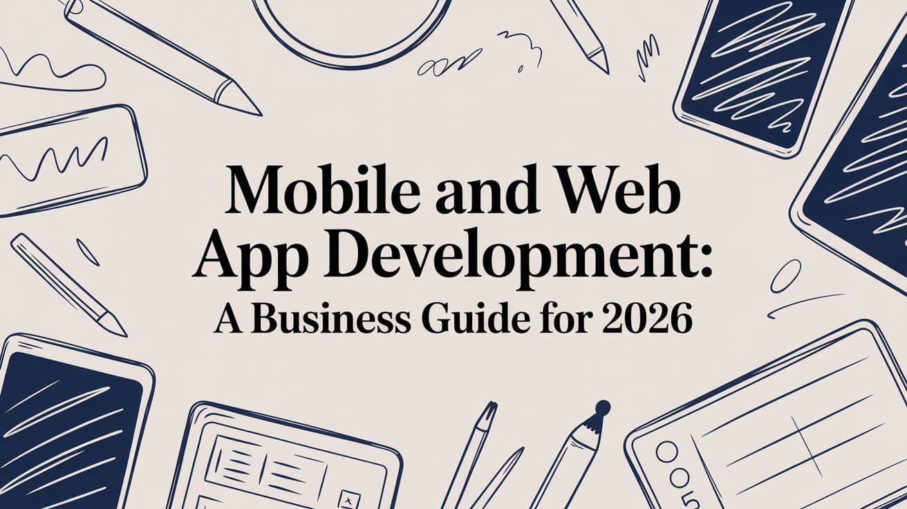 Mobile and Web App Development: A Business Guide for 2026