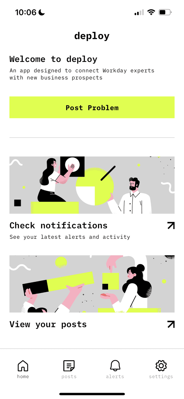 Deploy App screenshot