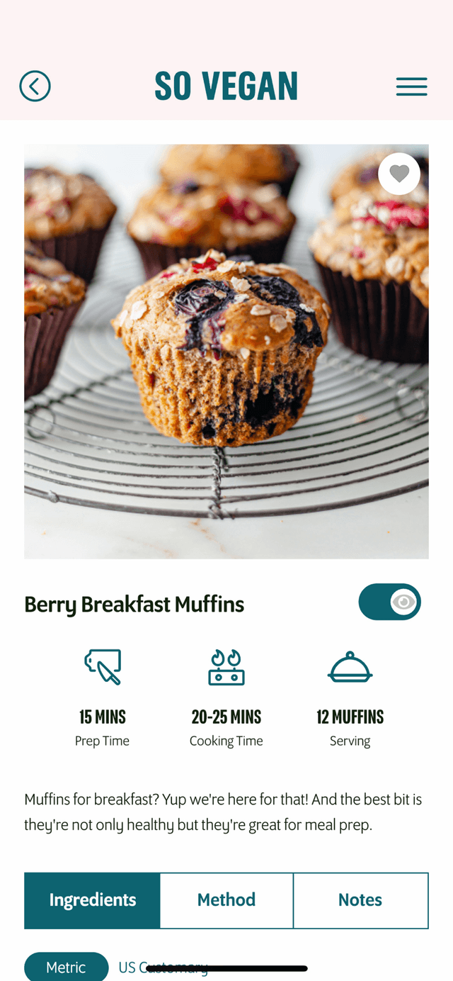 So Vegan Berry Muffins