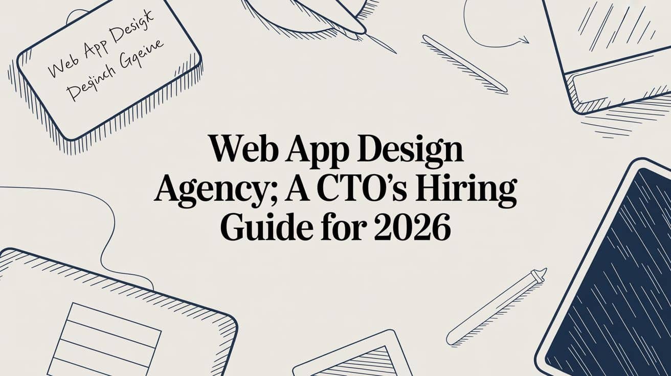 Web App Design Agency: A CTO's Hiring Guide for 2026