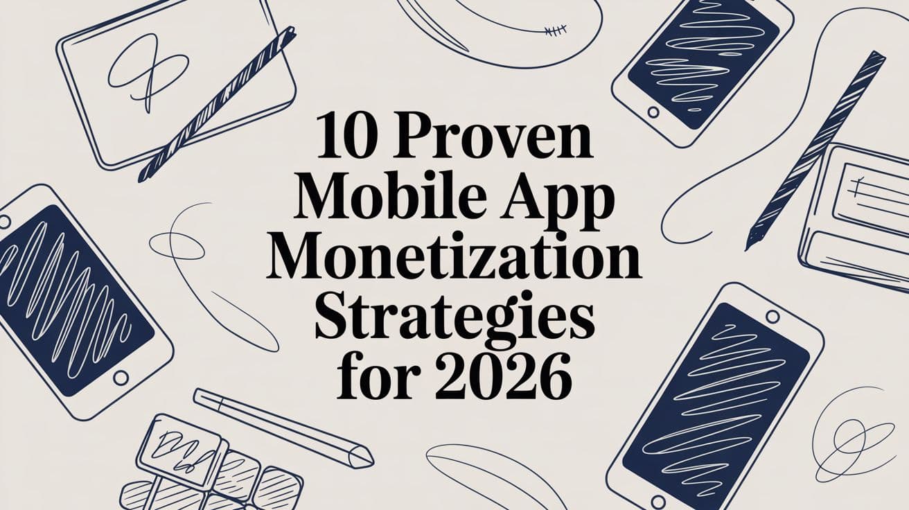 10 Proven Mobile App Monetization Strategies for 2026 | Arch