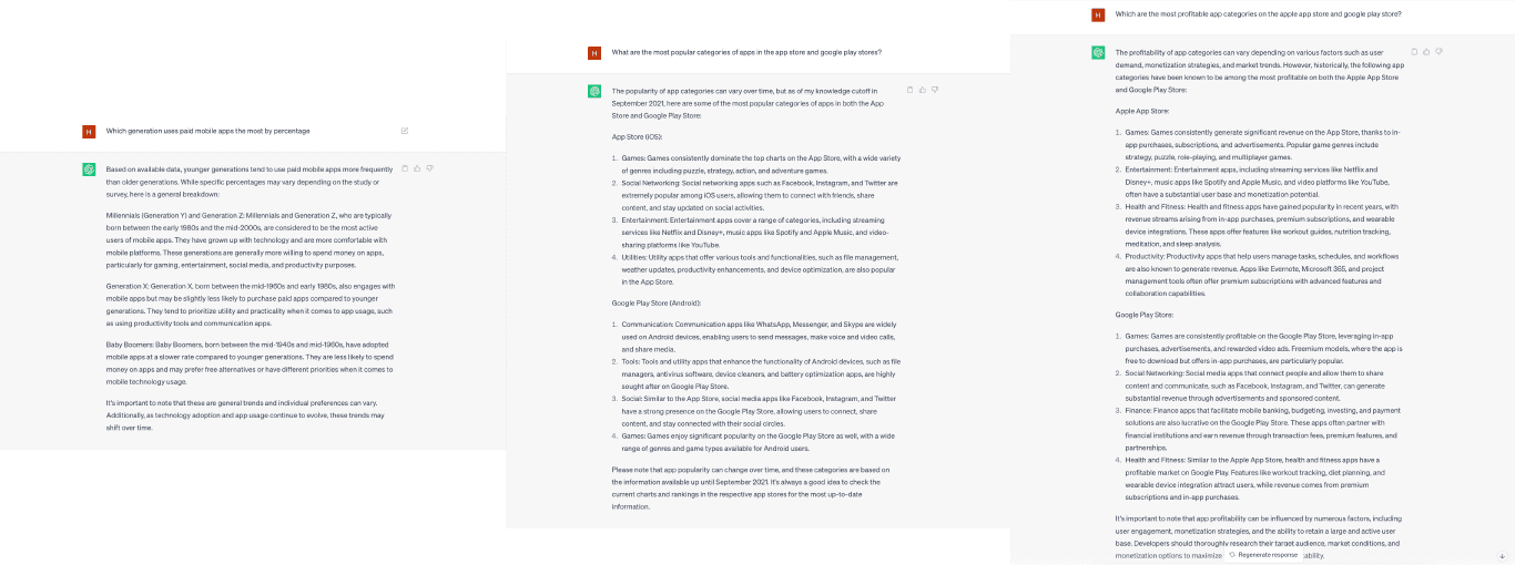Chat GPT Answers