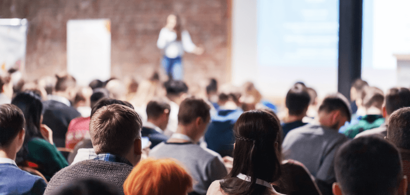 DMA Grid 2 someone giving a presentation