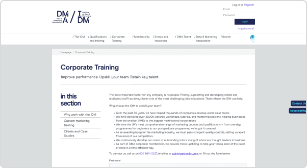 DMA Training