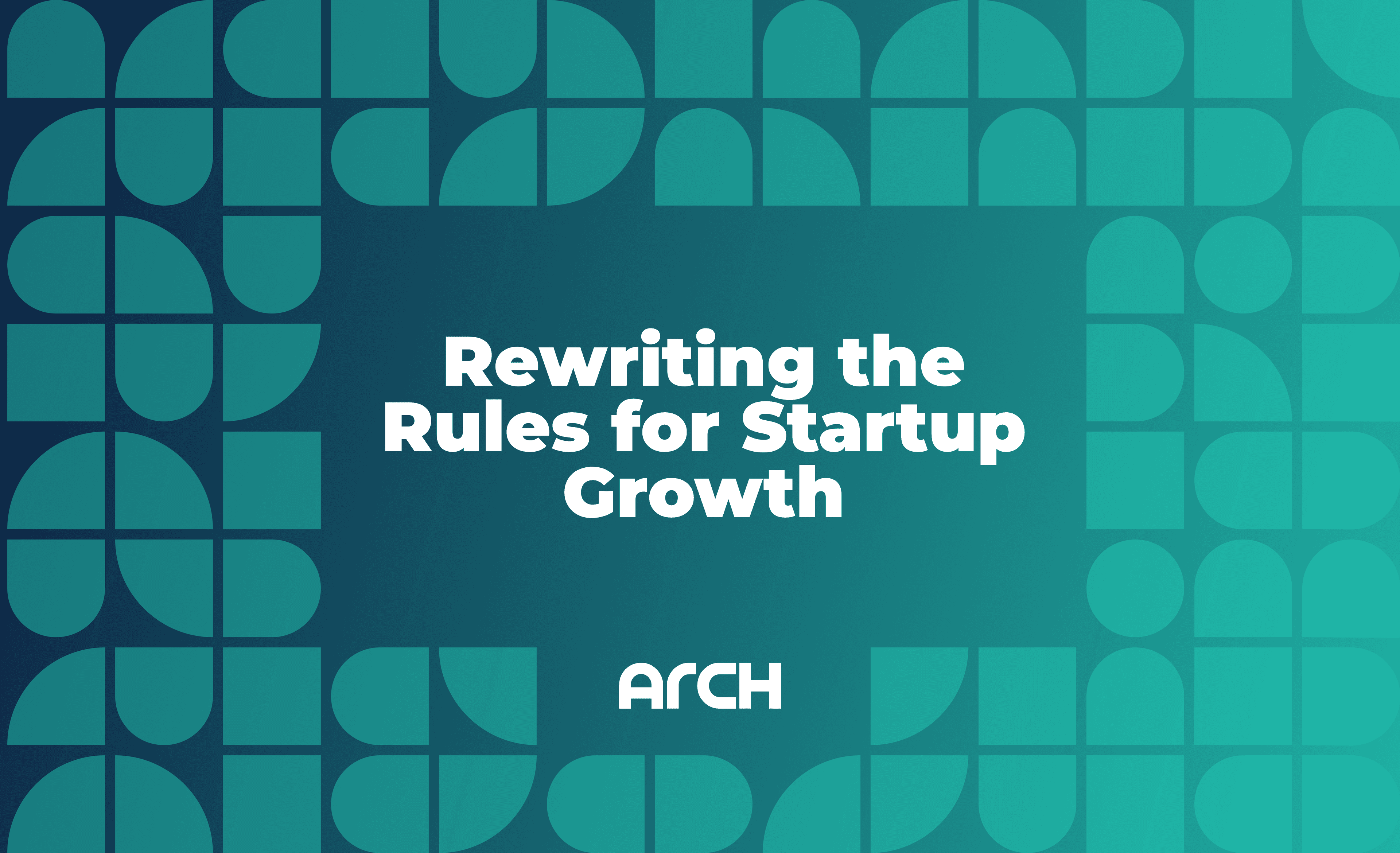 Rewriting the rules for startup growth
