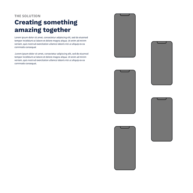 Example of wireframes