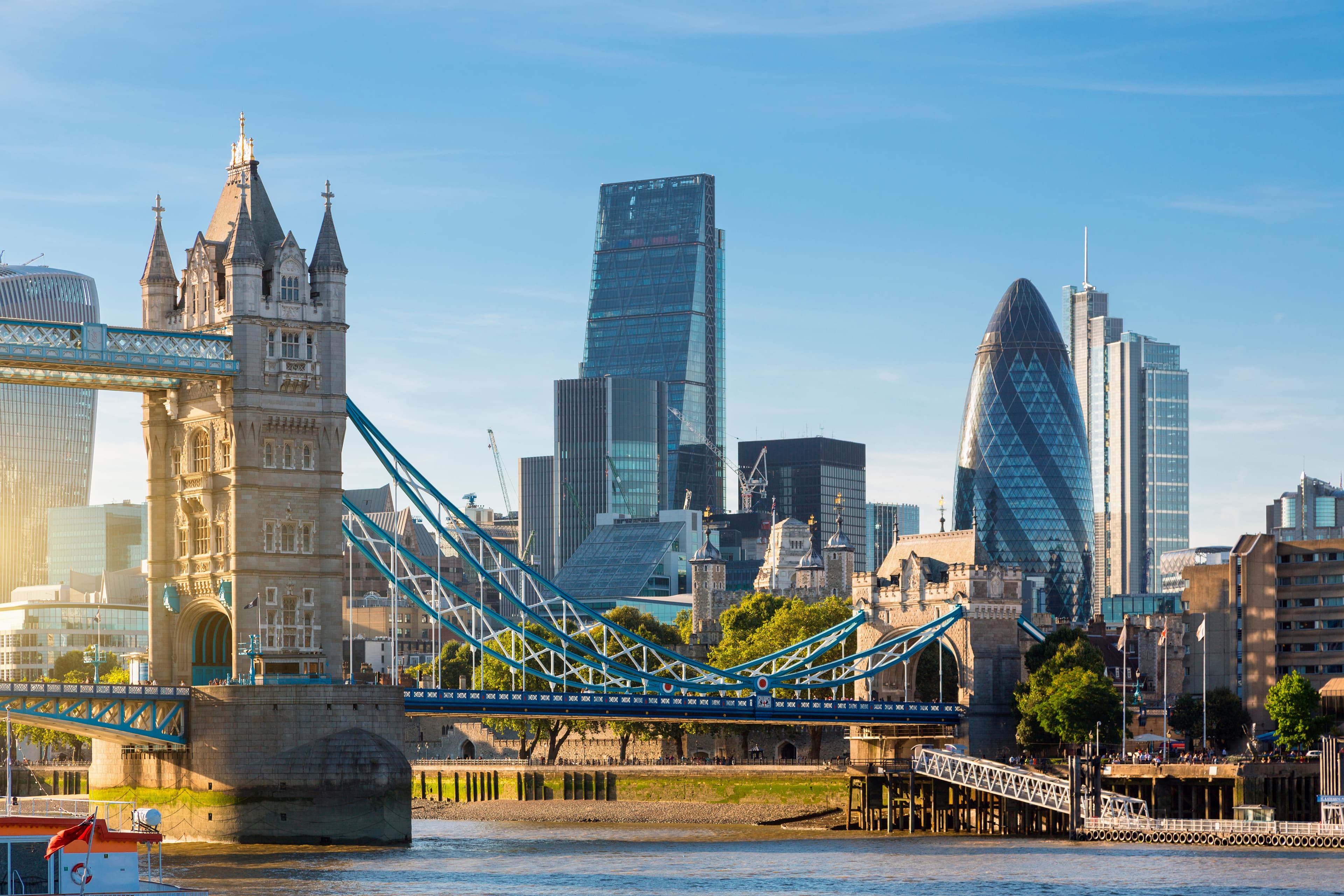 Photograph of a london skyline