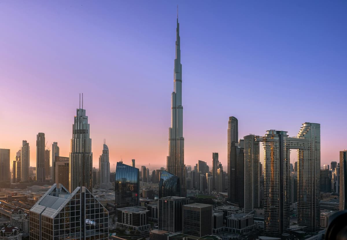 eCommerce web development in Dubai, the Dubai skyline