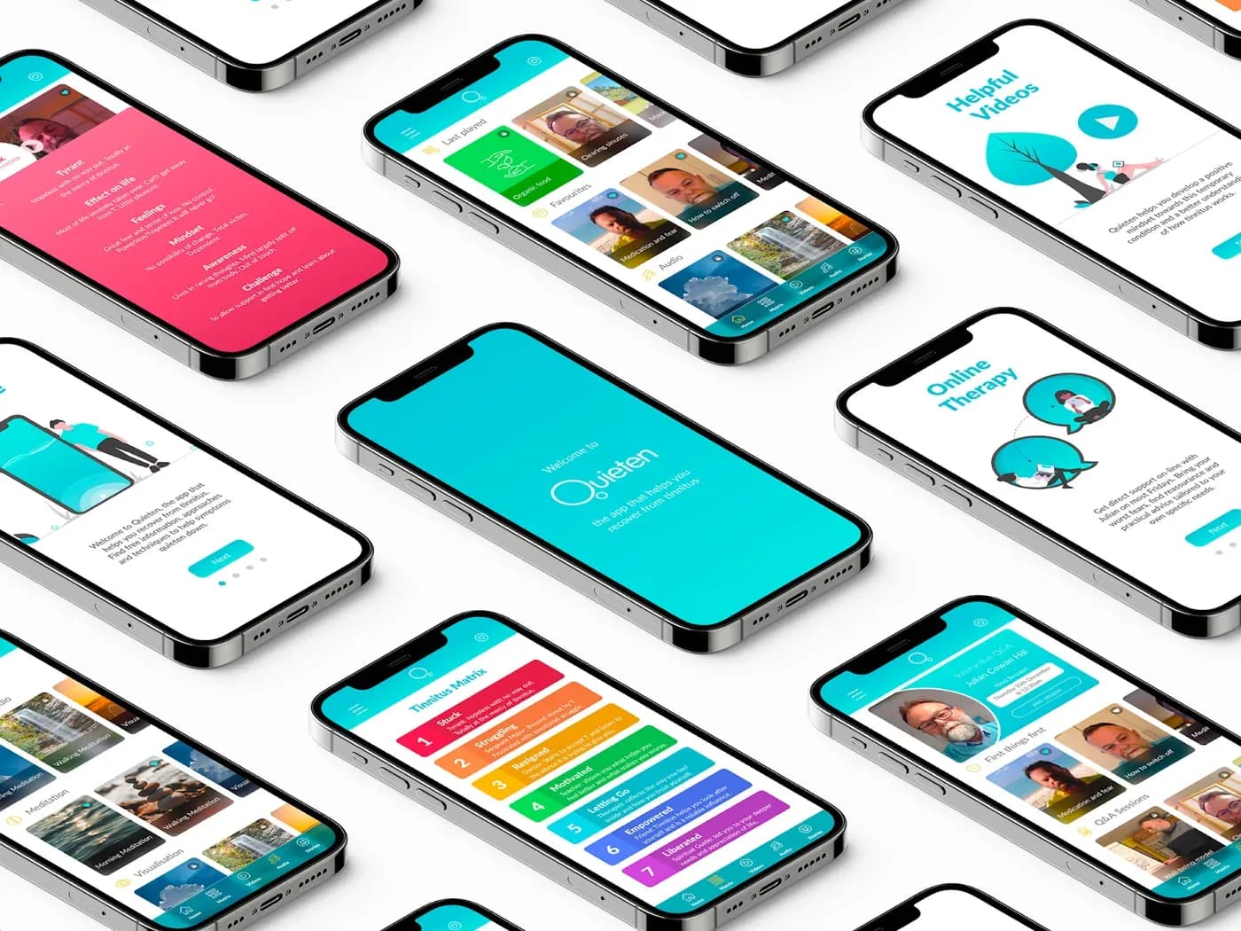 Quieten mockup on phone