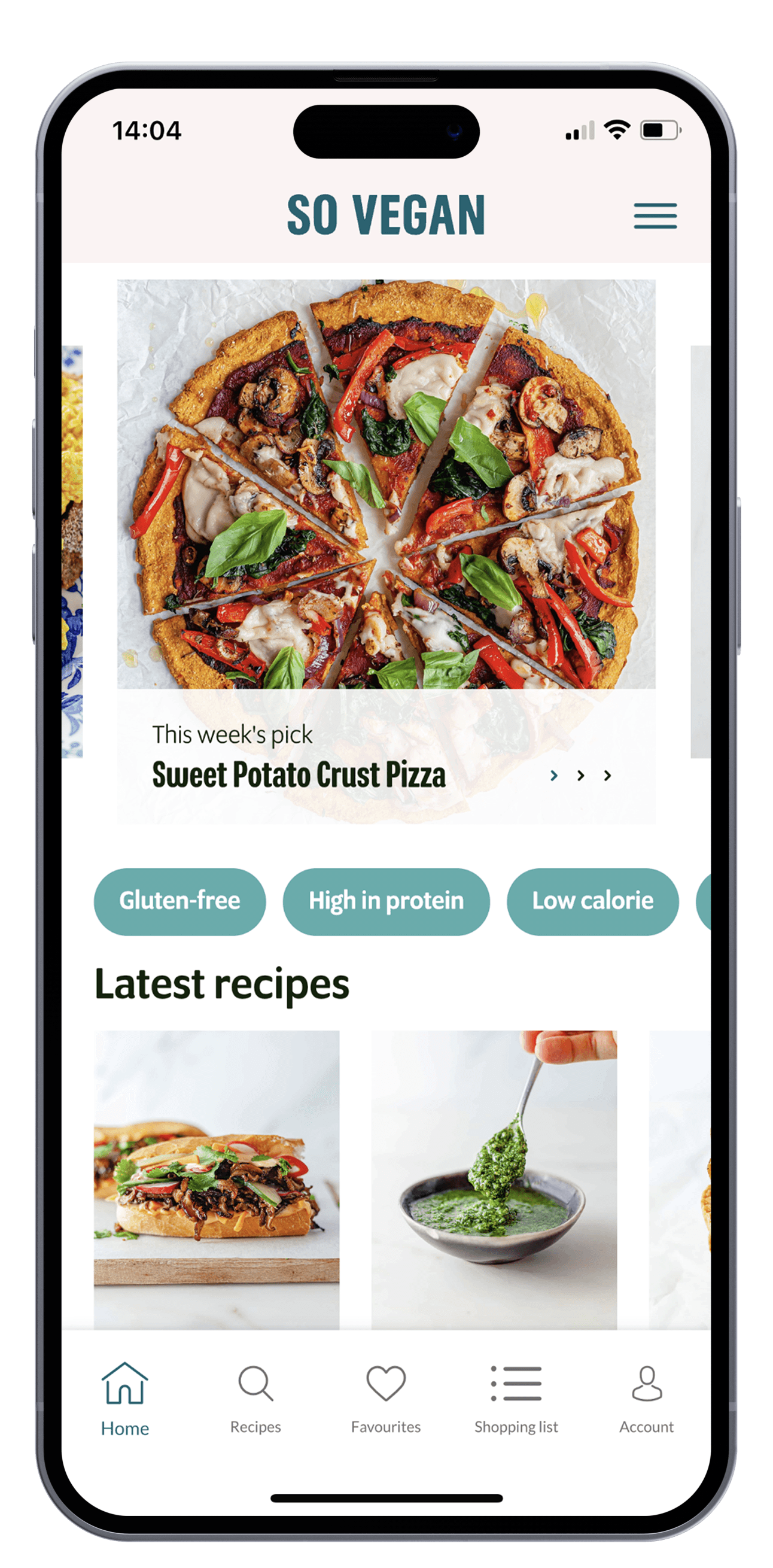 SO VEGAN app on iphone