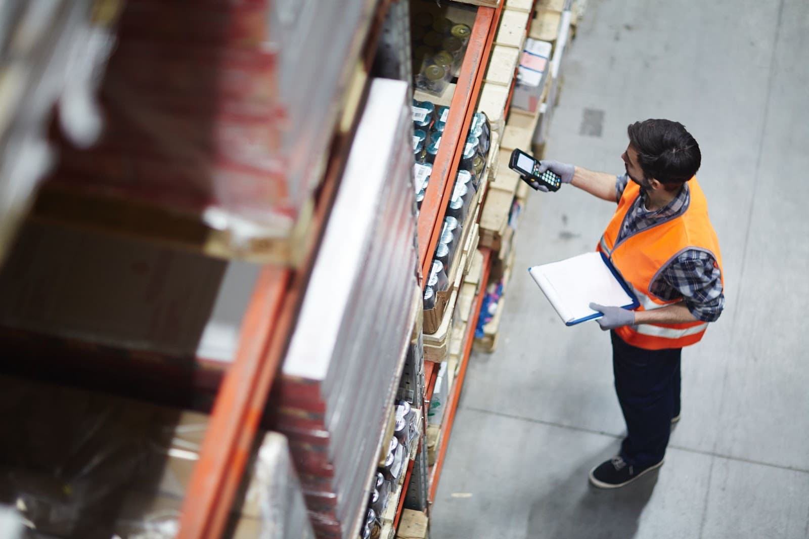 A warehouse worker