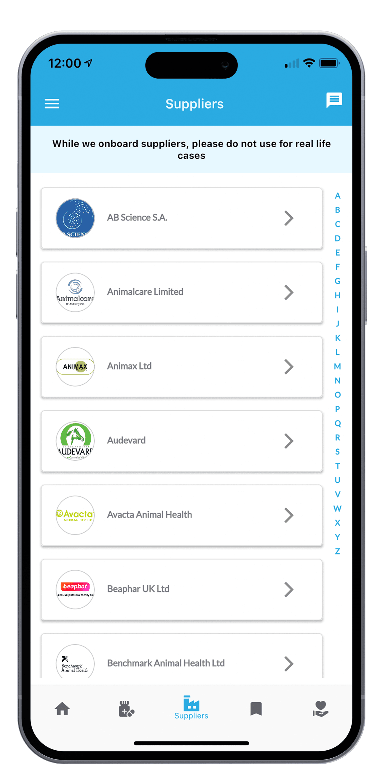 VetNexa app screen