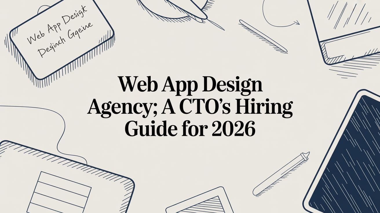 Web App Design Agency: A CTO's Hiring Guide for 2026