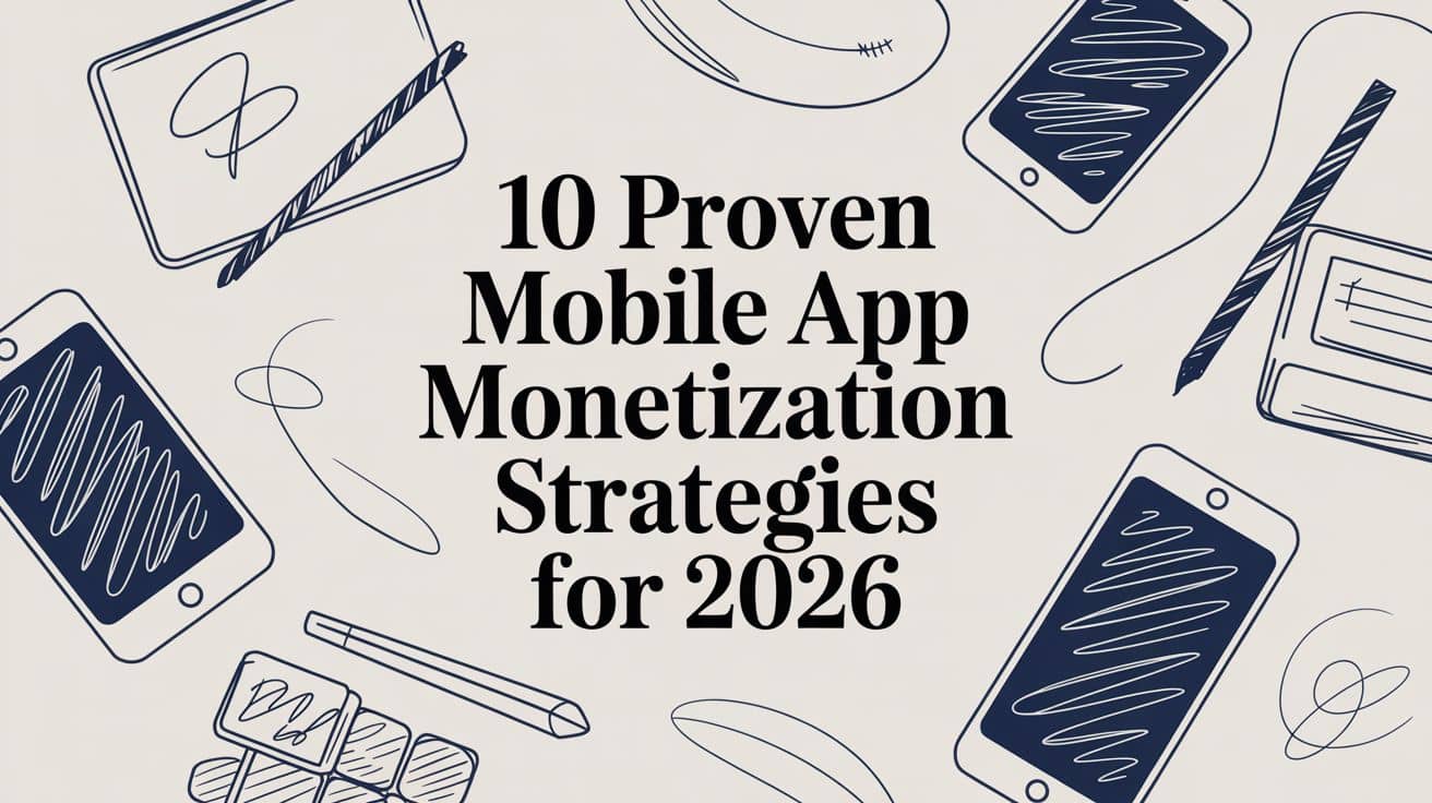 10 Proven Mobile App Monetisation Strategies for 2026