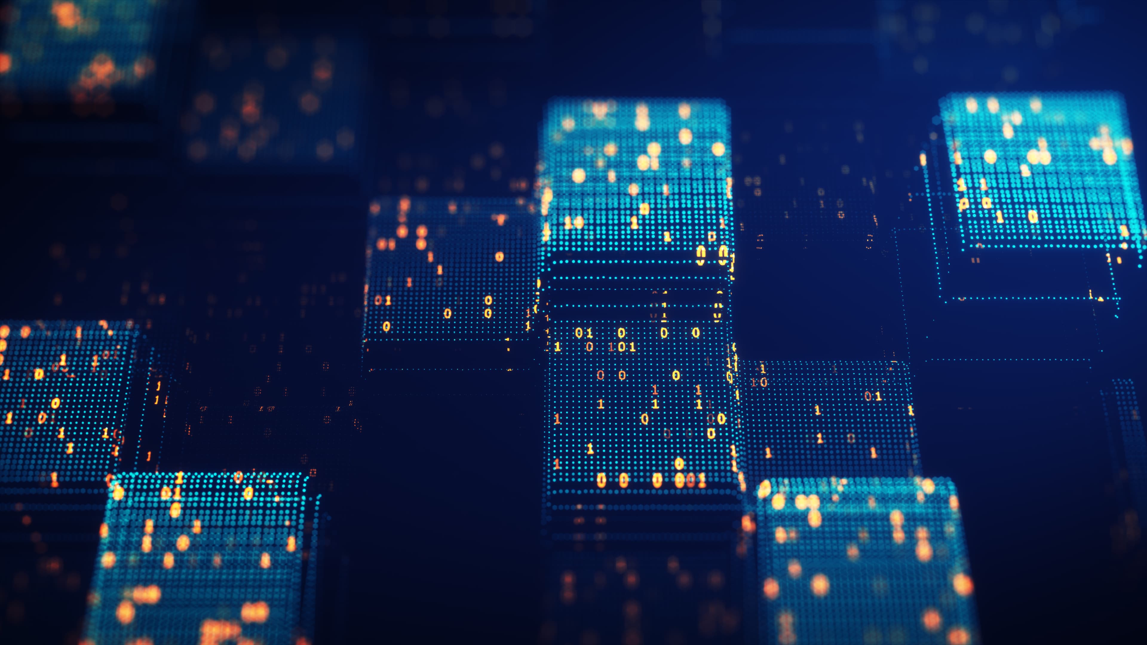 Blockchain data being compiled