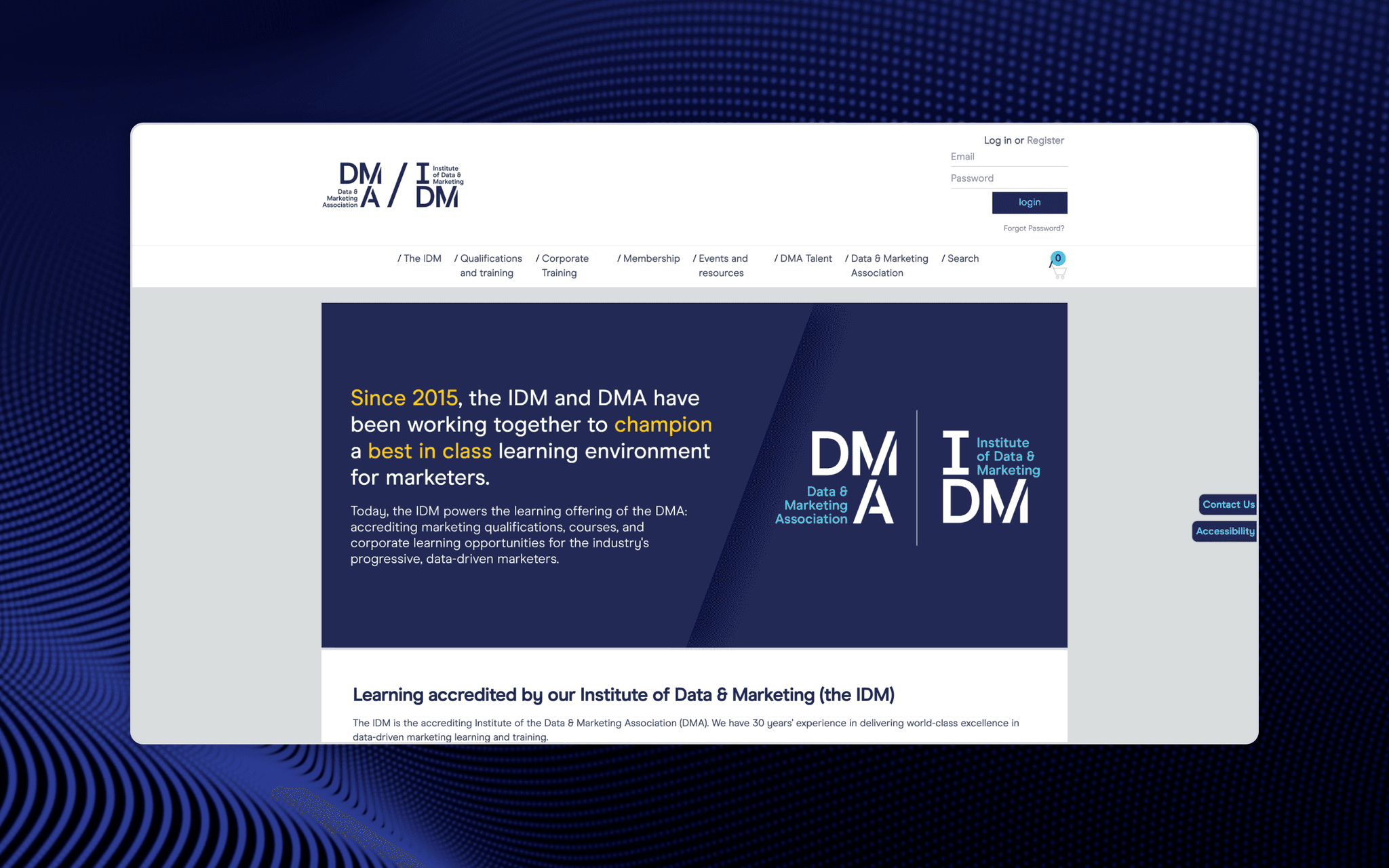 DMA Website Banner