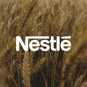 Nestle Logo on wheat