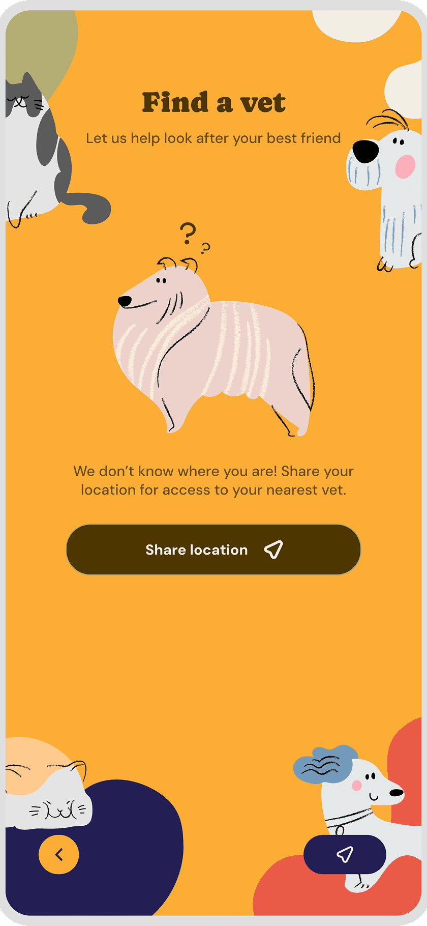 Paws and protect turn on location