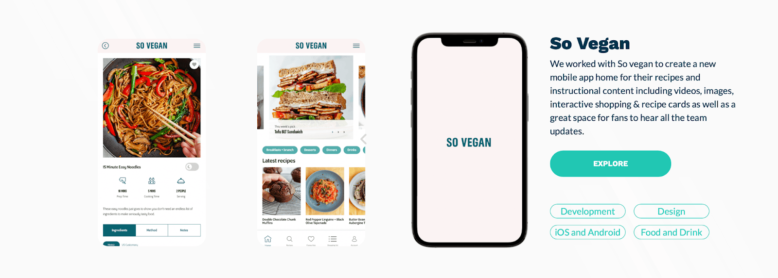 So Vegan app on iphone