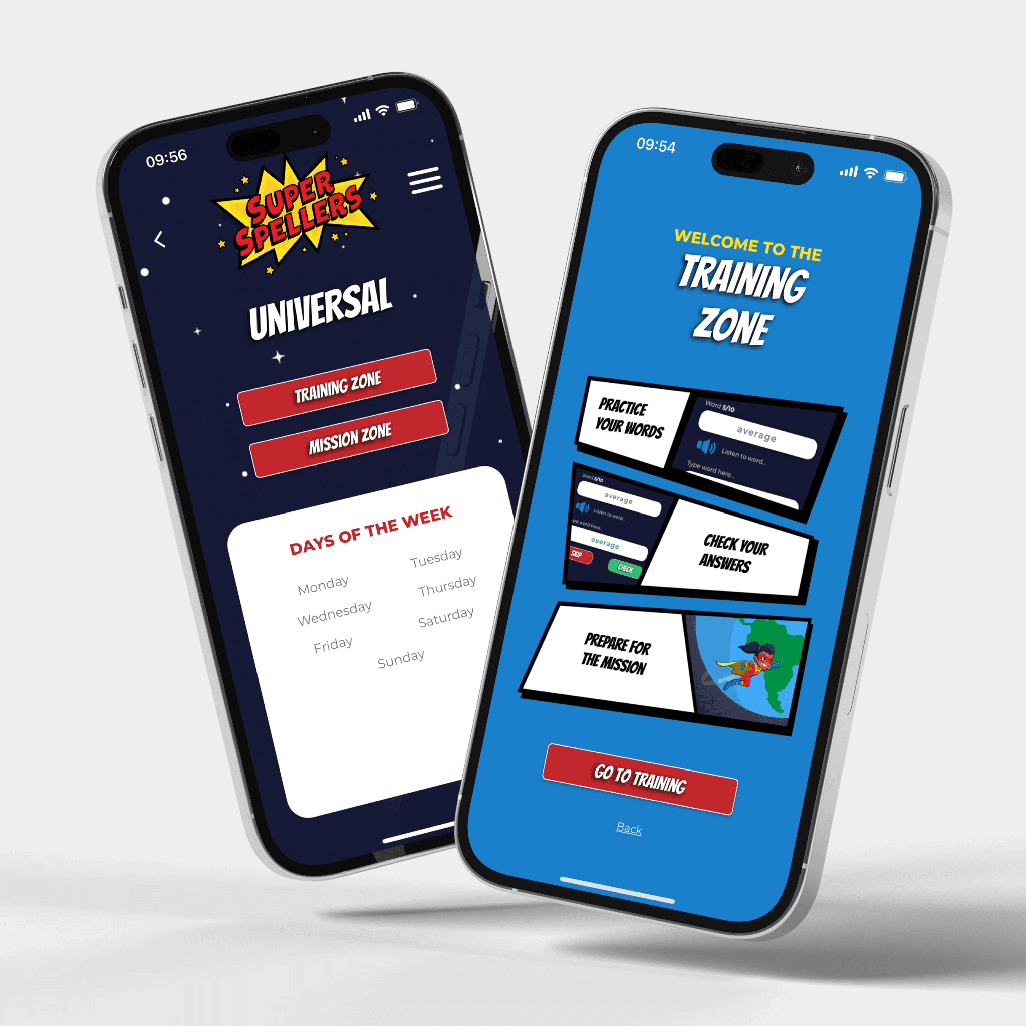 Super Spellers mobile app