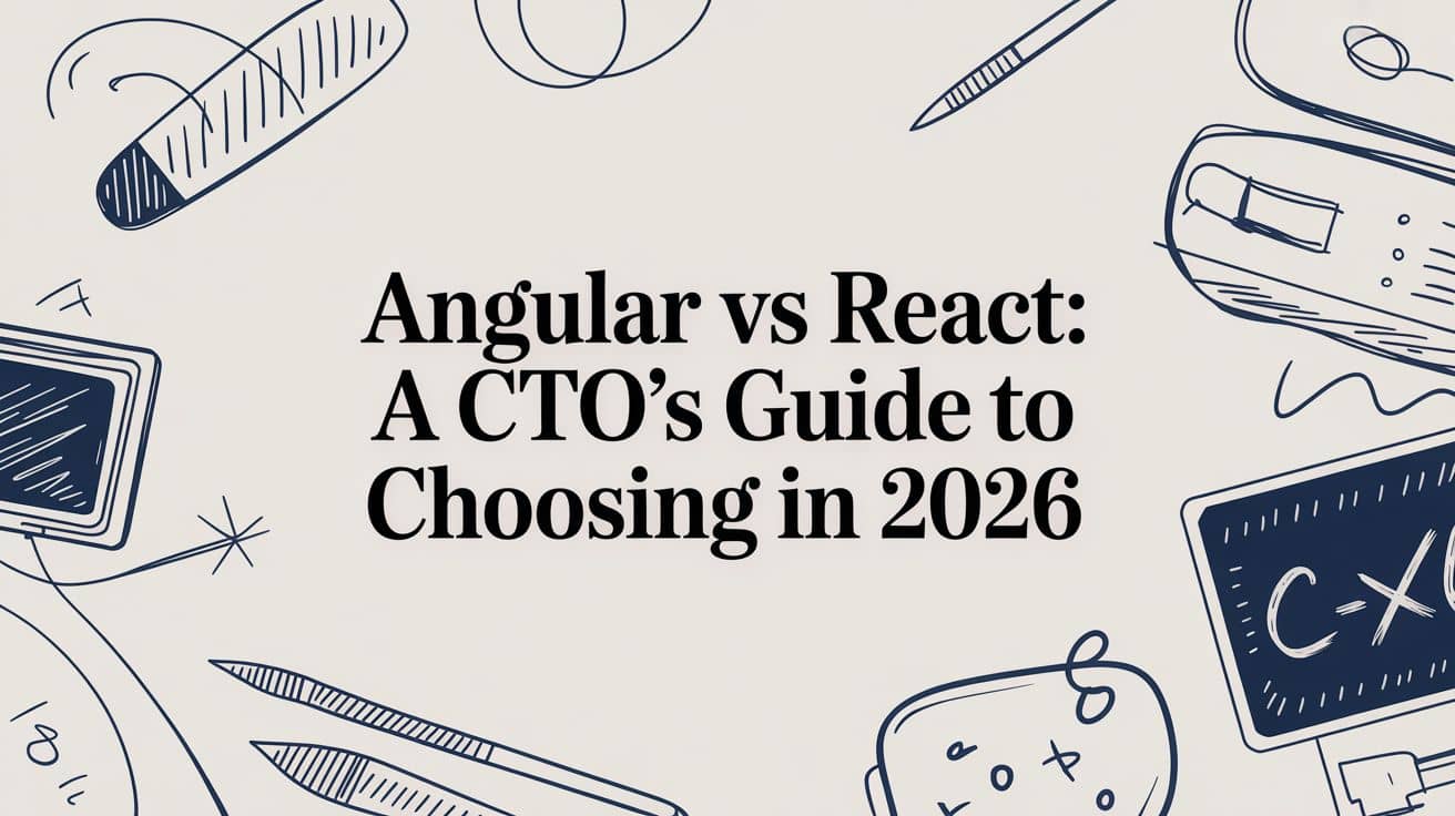 Angular vs React: A CTO's Guide to Choosing in 2026