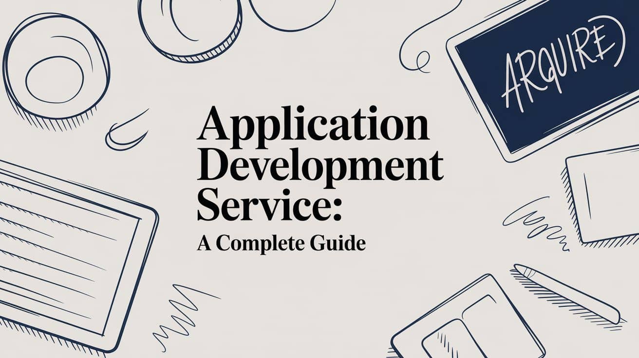 Application Development Service: A Complete Guide