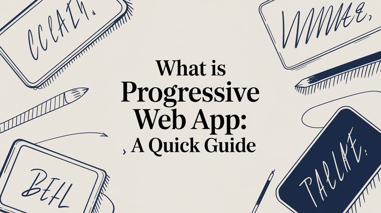 what is a progressive web app
