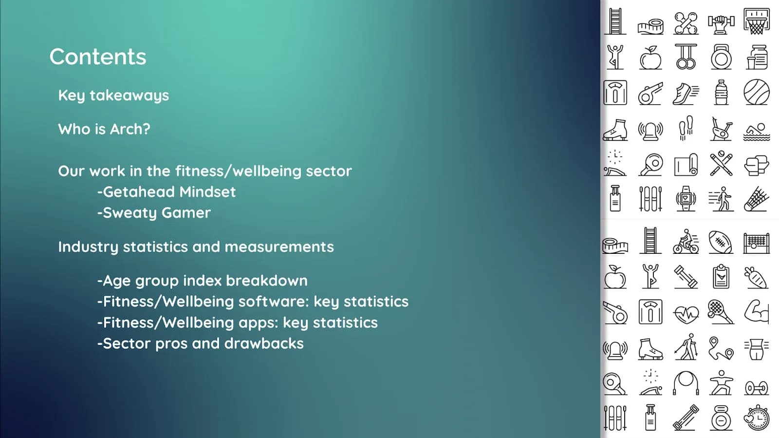 Overview health and fitness apps