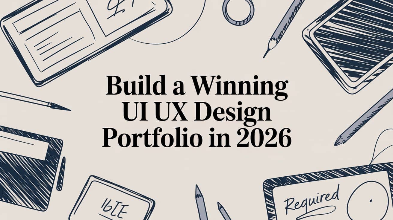 Build a Winning UI UX Design Portfolio in 2026